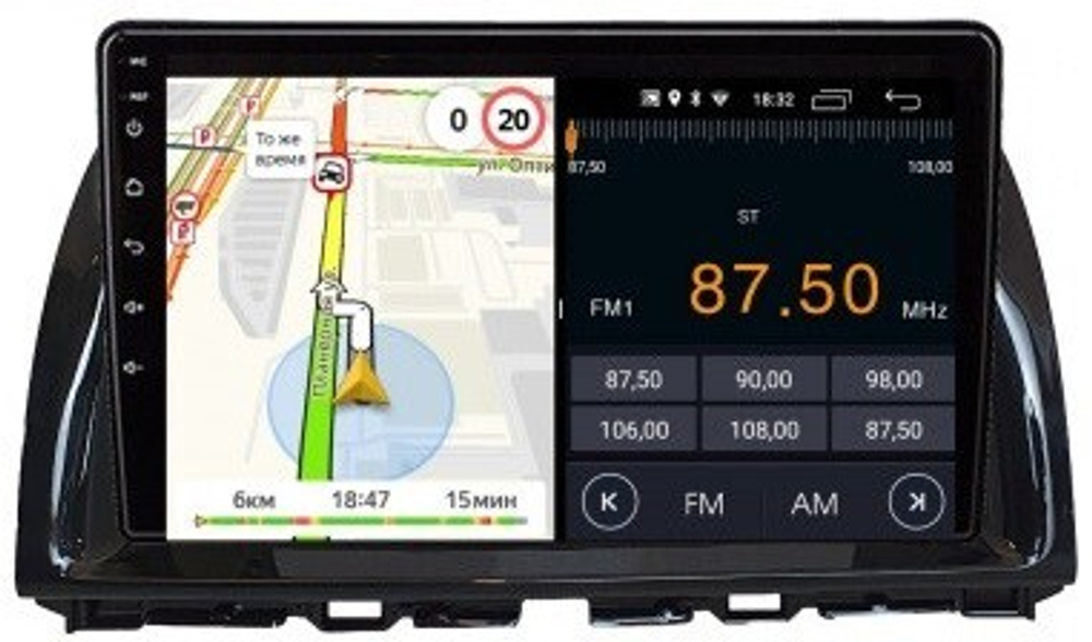 Магнитола для Mazda CX-5 2011-2017 - Parafar PF984-10FHD на Android 13, 8-ядер, 2Гб+32Гб, CarPlay, 4G SIM-слот