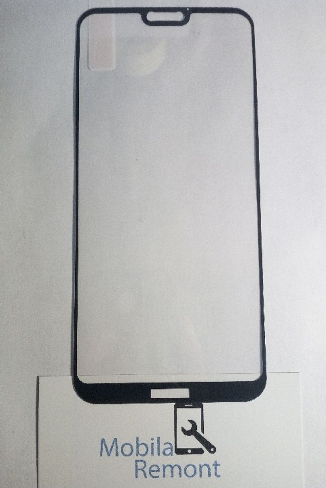 Защитное стекло &quot;С рамкой&quot; для Huawei P20 Lite Черное