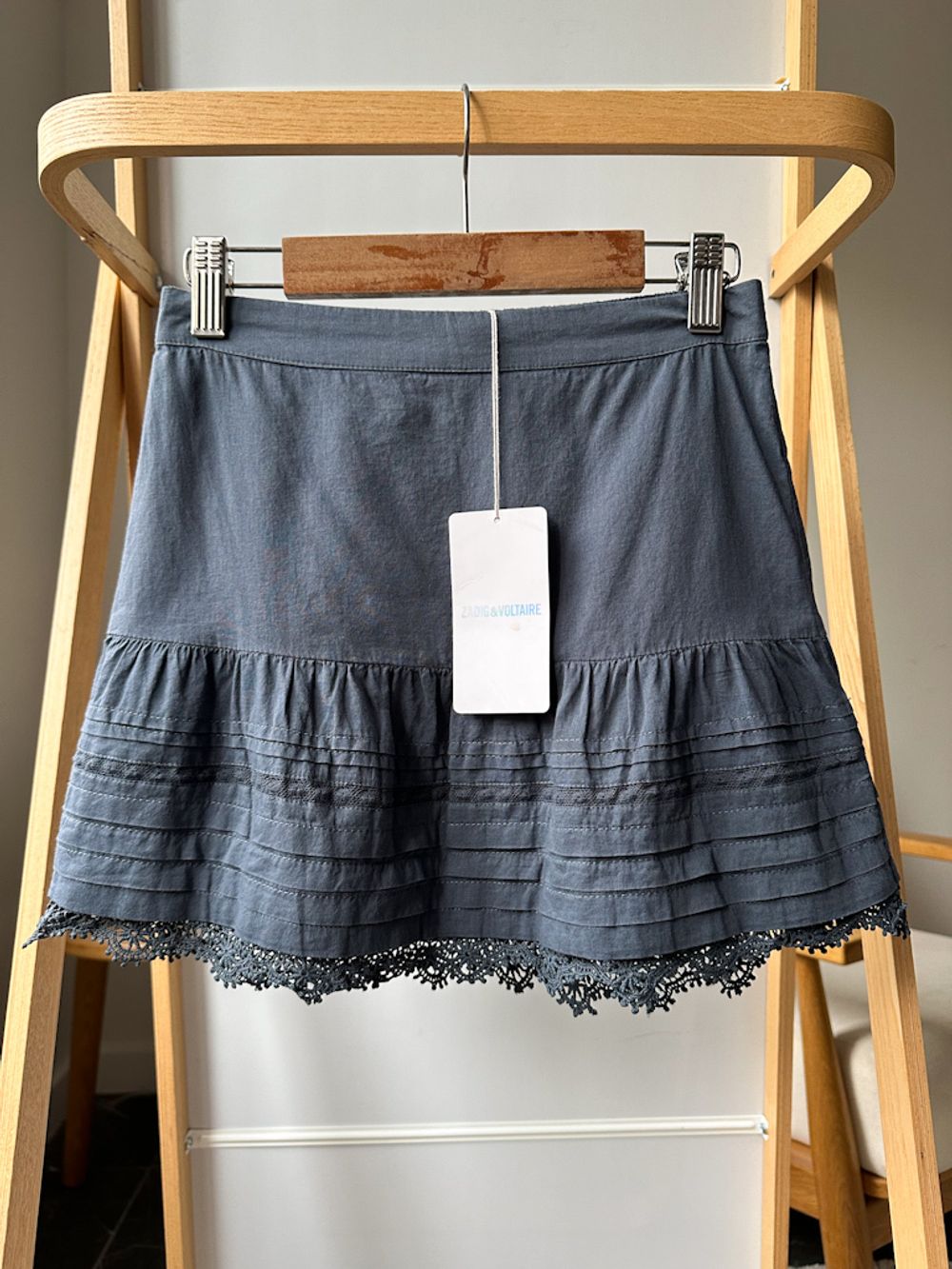 Новая хлопковая юбка Zadig & Voltaire, 140