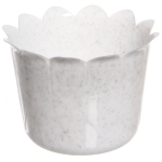 Кашпо для цветов пластиковое 0,49л d-8см «Ромашка» колор С79