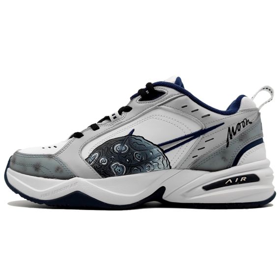 【 】 Nike Air Monarch 4 PU White Navy