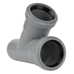 Тройник канализационный Дигор 50х50 мм 45°