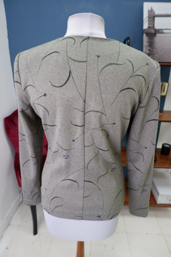 Блузка элегантная с принтом 48 размер