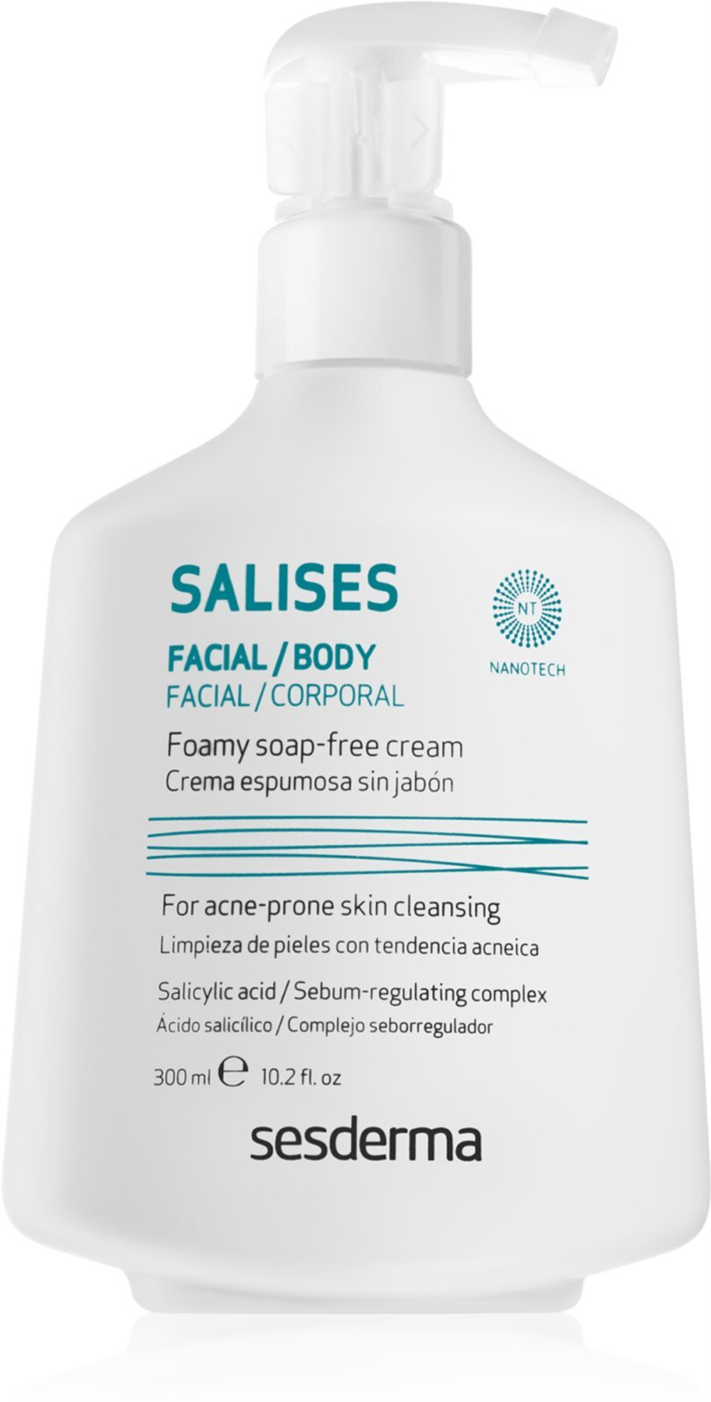 Sesderma Salises - очищающий гель для лица и тела /   300  ml  / GTIN 8470003274944