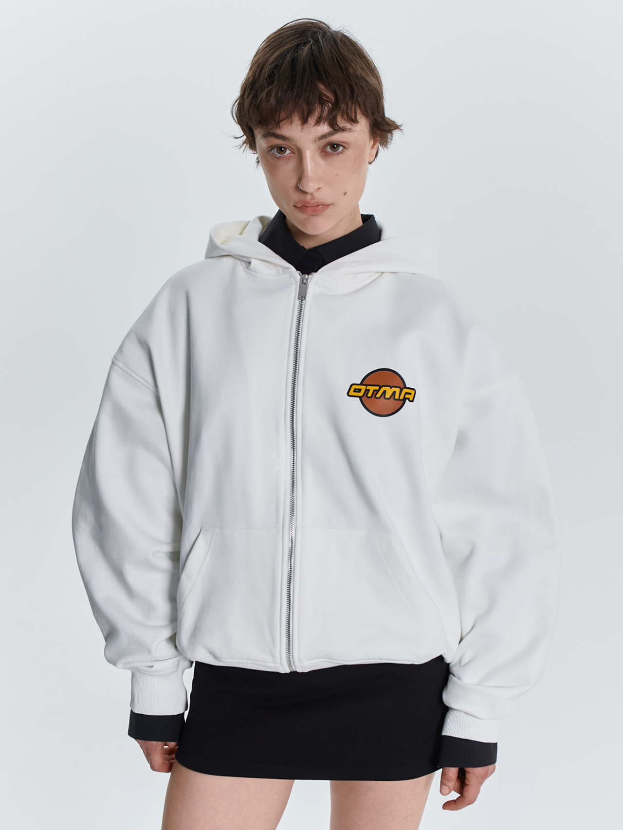 Зип худи из футера