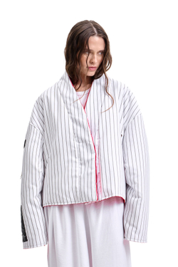 Куртка двустороняя TULUP white/red