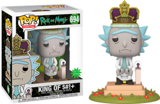Фигурка Funko POP! Deluxe: Rick & Morty: King of $#!+ w/Sound 45437