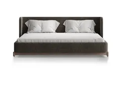 Кровать Basic спальное место 180*200 см (коричневый, рогожка)