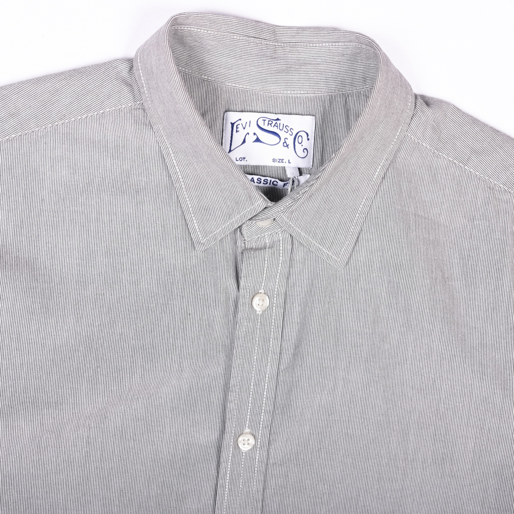 Рубашка Levi Strauss в тонкую серую полоску, L