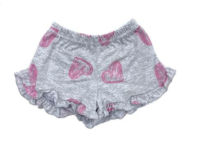 Шорты д/дев Сердечки р.110 (ваш трикотаж) Д-0018