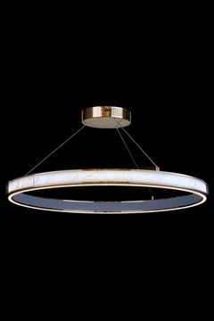Подвесная люстра LED 73W 3000К/4000К/5500К LE7702/800 Black Chrome чёрный хром Christine Leon