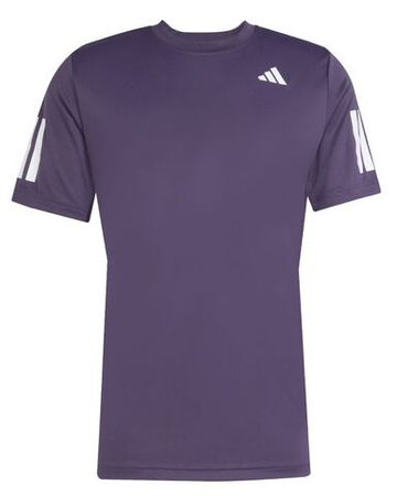 Мужская теннисная футболка Adidas Club Tennis 3-Stripes - aurora blue