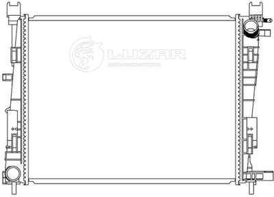 LRc 0979 -  Радиатор охлаждения для а/м Лада Vesta (15-)/Logan II (12-)/Kaptur (16-)/Duster (21-) A/C+(паяный)