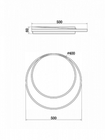 Потолочный светодиодный светильник Freya Lisoa FR10032CL-L98B