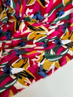 Ткань для рукоделия штапель для шитья 2 м плательная вискоза