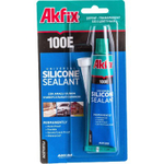 Универсальный силиконовый герметик akfix 100e прозрачный, 50 мл