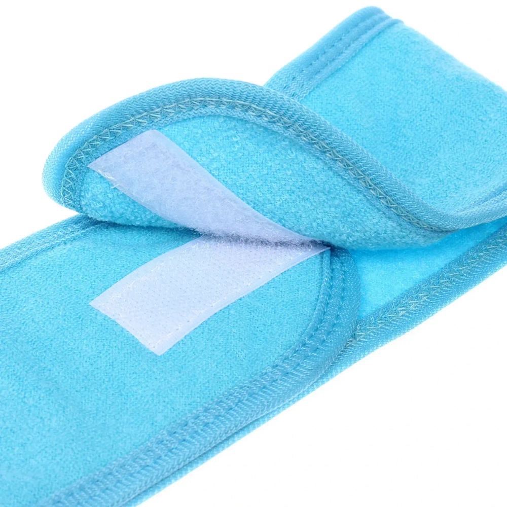 Набор косметический повязка и спонж «FRIDA», цвет голубой, 17,5*7см