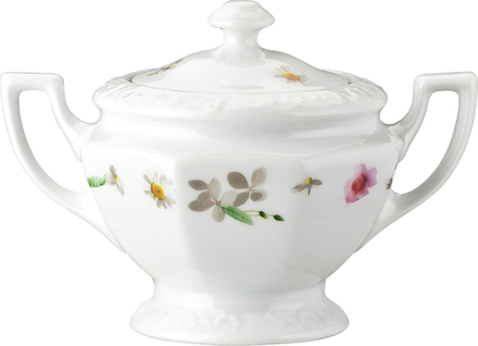 Сахарница Rosenthal Maria Roza с крышкой, фарфор, 15,2 см, белая