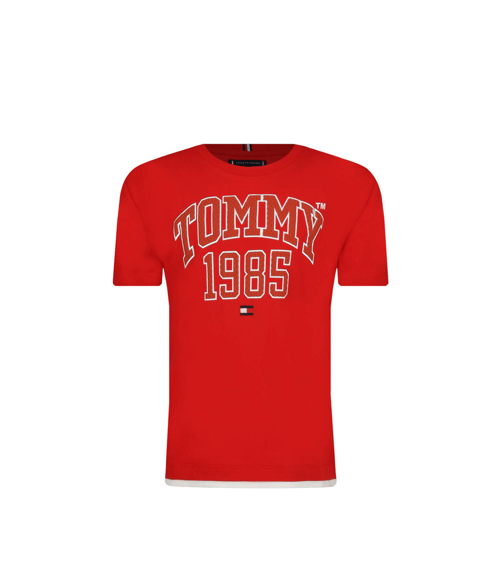 футболка tommy varsity Tommy Hilfiger - красный(KB0KB08206)