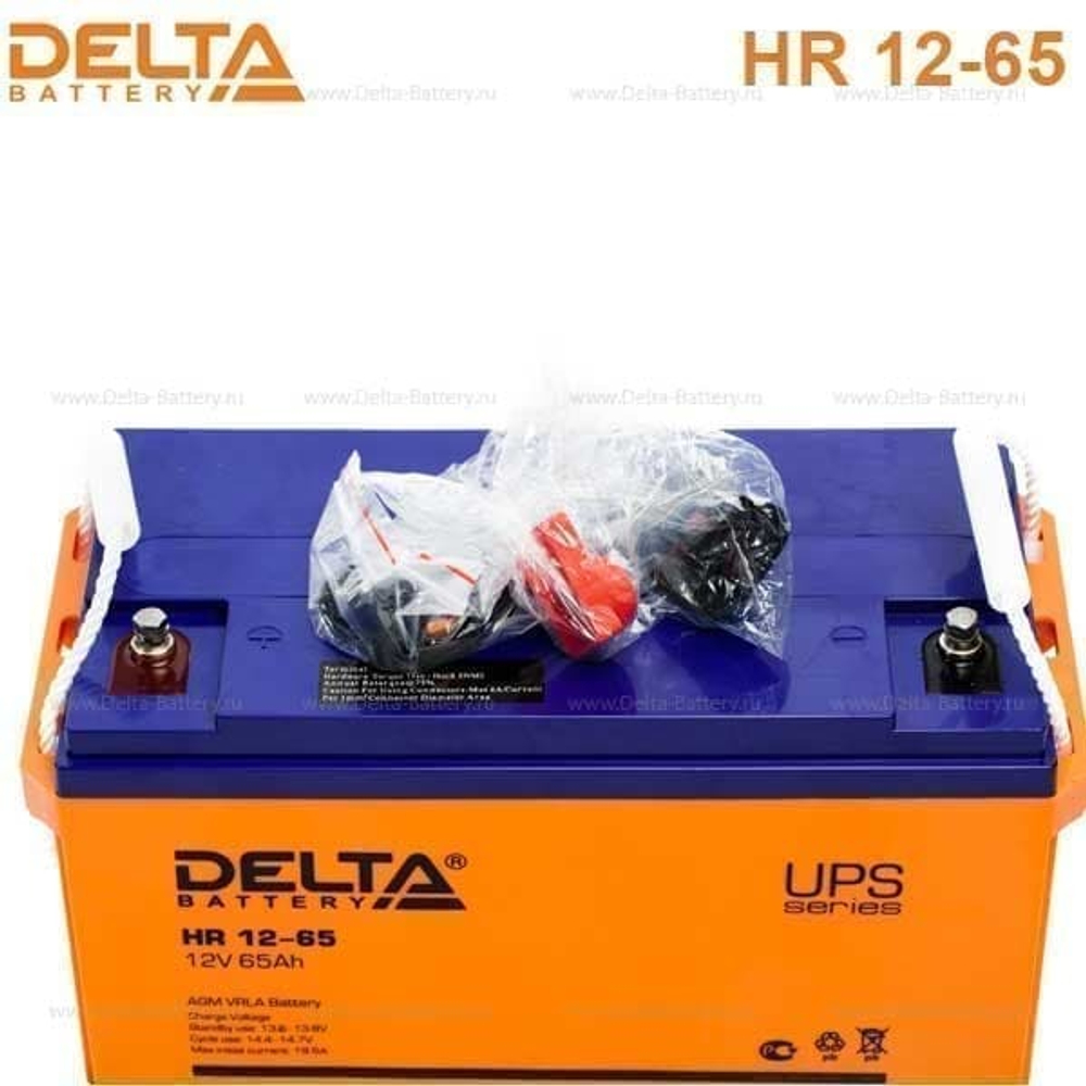 Аккумуляторная батарея Delta HR 12-65 (12V / 65Ah)