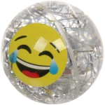 Мяч 5,5 см «Улыбка» (попрыгун с водой и подсветкой) СТИКЕР НА ВЛОЖЕНИЕ