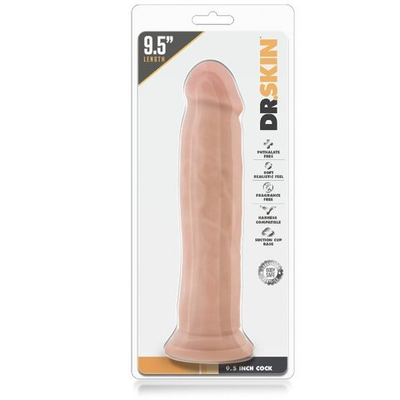 Телесный фаллоимитатор 9.5 Inch Cock - 24,1 см.