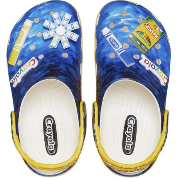 Crocs Classic Clog 'Yellow Blue'