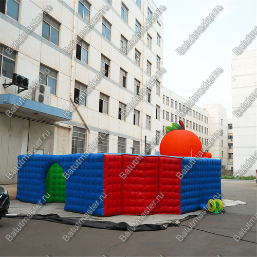 Надувной лабиринт "Ранетка", 8*8*3,6 м