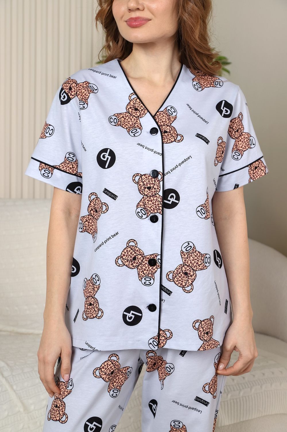 Пижама Амальфи-2 Виотекс СЕРЫЙ