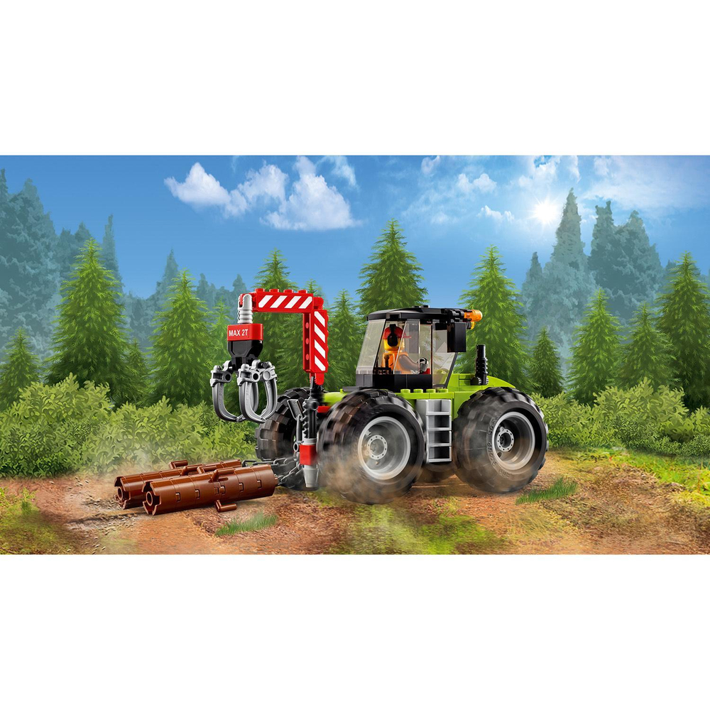 LEGO City: Лесной трактор 60181 — Forest Tractor — Лего Сити Город