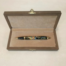 Ручка коллекционная с ручной росписью Палех "Рог изобилия" в футляре