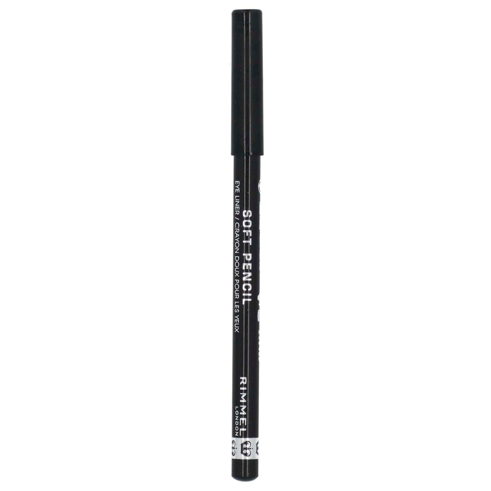 Rimmel London, мягкая подводка для глаз, 061 угольно-черный, 1,2 г (0,04 унции)