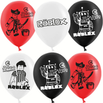 Шар (12''/30 см) Роблокс, С Днем Рождения!, Ассорти, пастель, 2 ст, 25 шт.