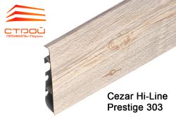 Плинтус Cezar Hi-Line 303, 2500x75x22 мм