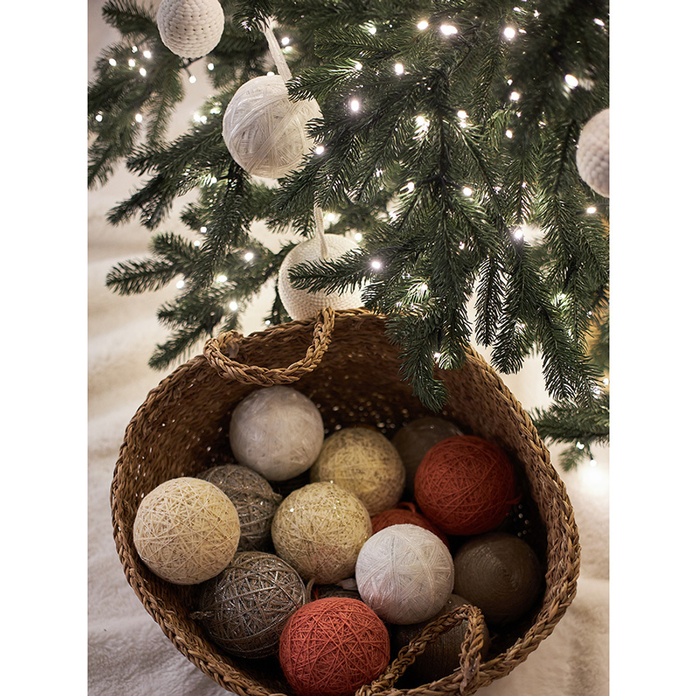 Набор ёлочных украшений white elegance коллекции new year essential, 3 шт.