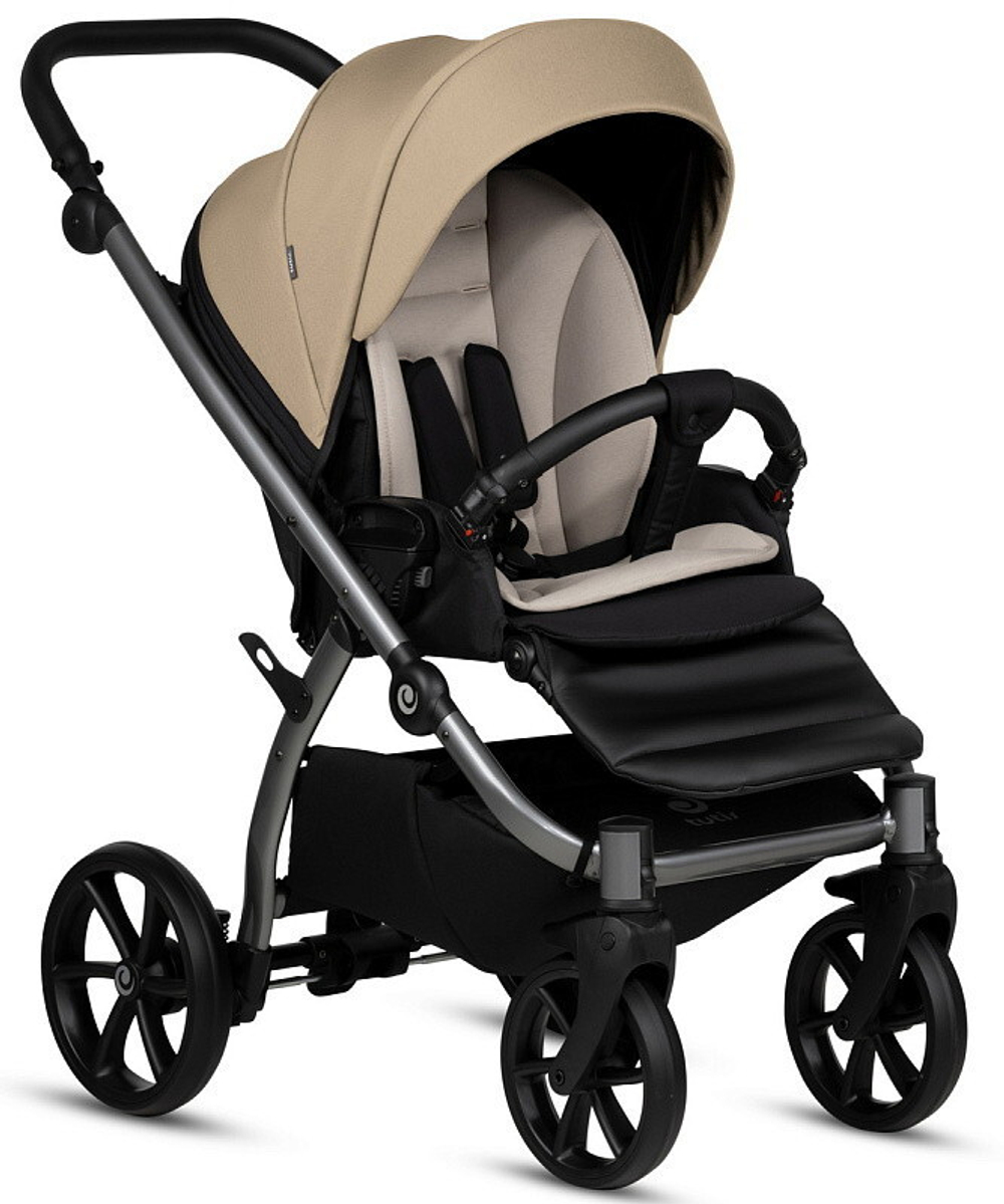 Детская коляска Tutis Uno 5 Plus Essential collection 3 в 1 с автокреслом Elo Lux EduSky Black 1402192 Bacio