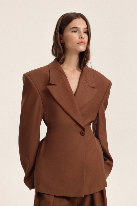 Жакет с защипами