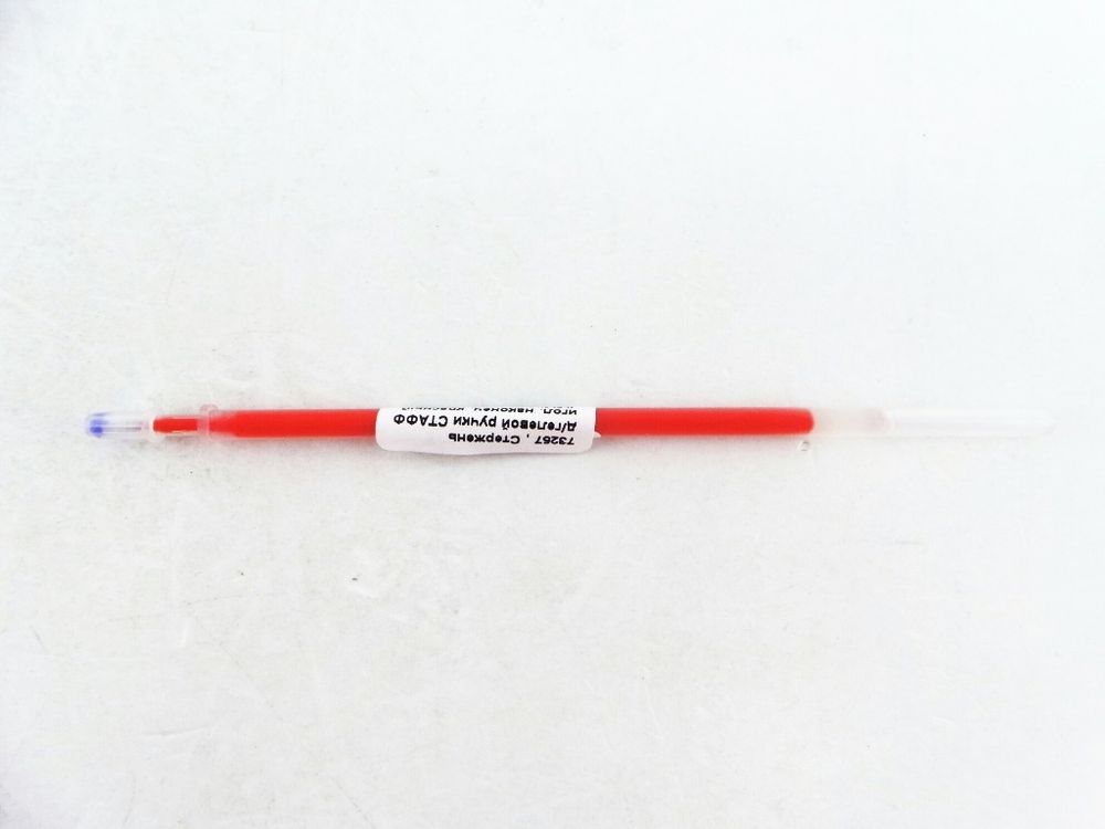 Стержень гелевый СТАФФ игол. наконеч. 0,5 мм 135 мм красный (170230)