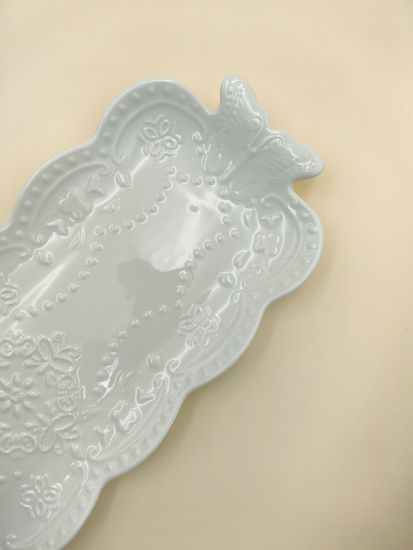 Блюдо сервировочное прямоугольное 40х14,5х2,5 см.