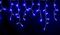 Светодиодная мерцающая бахрома 3*0.6 м., синий, прозр. пр, уличная, IP65, Winner (B.02.7T.100.F+)