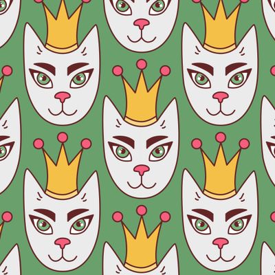 Кошечки в коронах