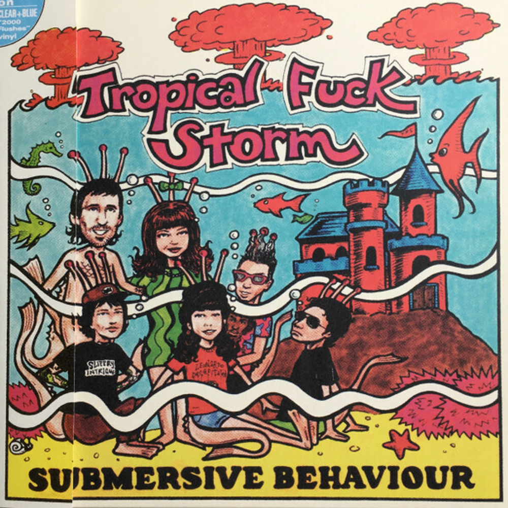 LP Blue Aqua / Clear Swirl: Tropical Fuck Storm — Submersive Behaviour