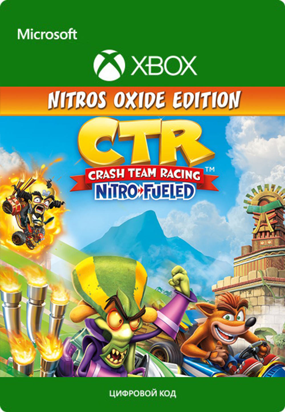 Crash Team Racing Nitro-Fueled - издание "Nitros Oxide" (Xbox One/Series S/X, полностью на английском языке)[Цифровой код доступа, возможна активация в регион РФ]