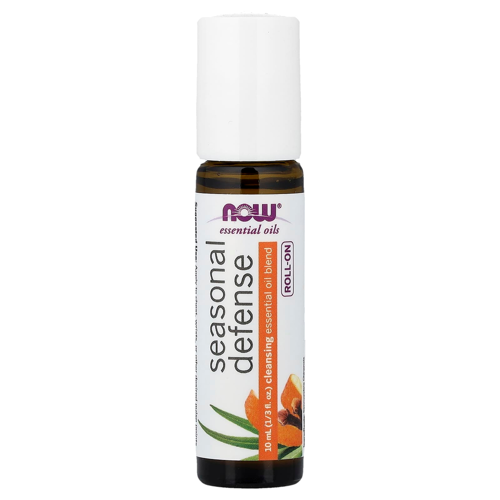 NOW Foods, эфирные масла, в шариковой капсуле, от сезонной защиты, 10 мл (1/3 жидк. унции)
