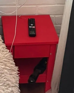 Краска для мебели, декора, творчества акриловая, матовая 320гр КРАСНАЯ