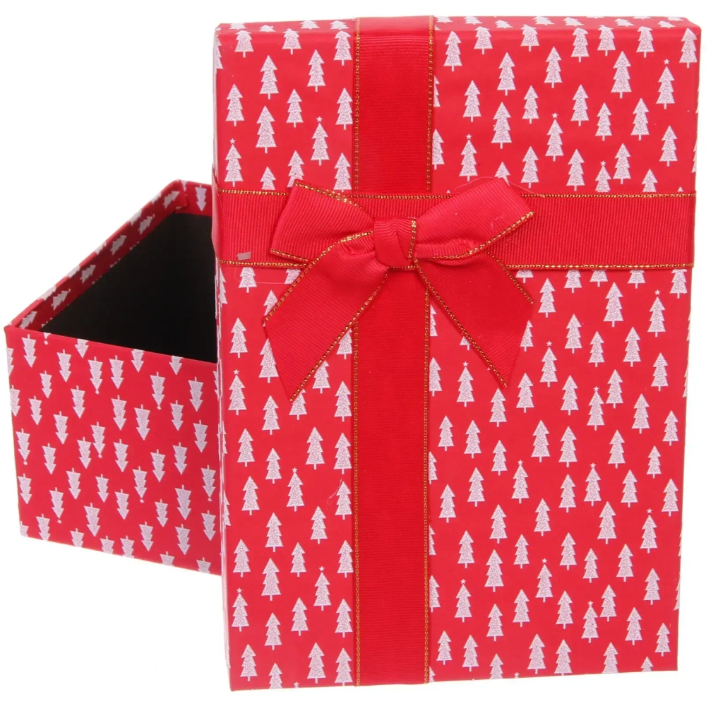 Коробка подарочная «Зимняя радость» 23*16*9,5 см, Красный