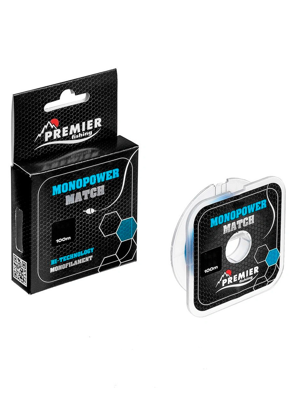 Леска для рыбалки Premier Fishing MONOPOWER MATCH Blue Nylon 0,40mm/100m (PR-MM-B-040-100)