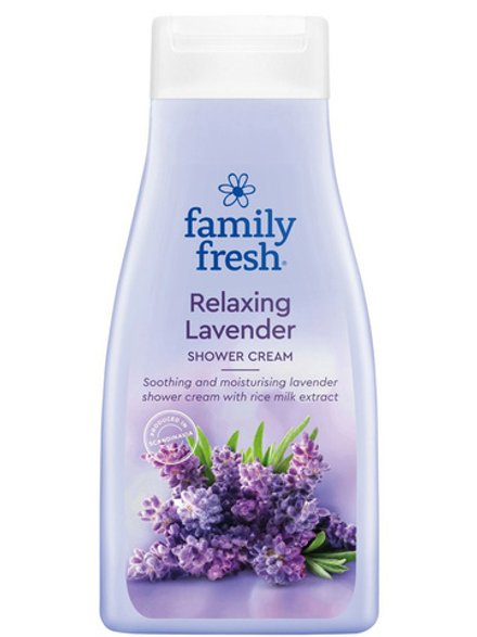 FAMILY FRESH РАССЛАБЛЯЮЩЕЕ КРЕМ-МЫЛО ДЛЯ ДУША С ЛАВАНДОЙ 500 МЛ