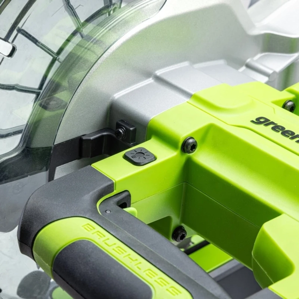 Greenworks GD24MS216 торцовочная пила аккумуляторная (1 x 2 Ач, ЗУ) 1501707UA