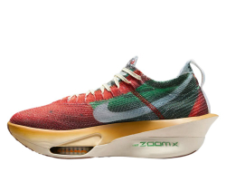 Кроссовки для бега мужские Nike Air Zoom Alphafly Next 3 Премиум М Красно-Зеленые